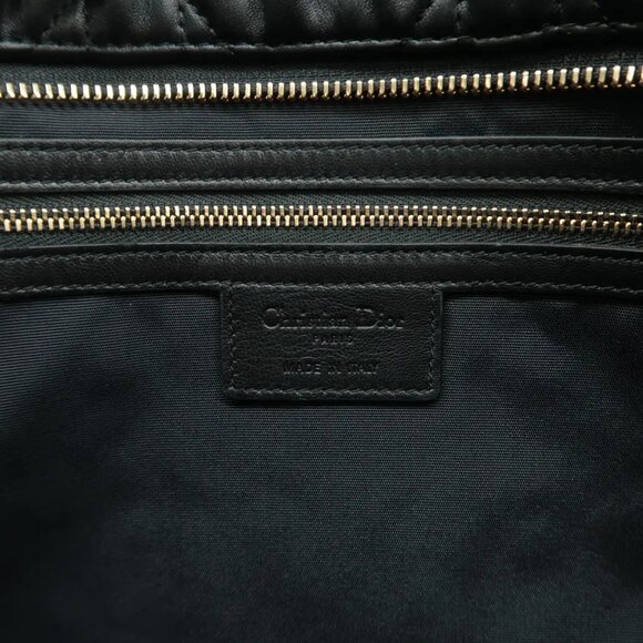 100% Authentic Dior Black Gaufre Cannage Leather Clutch Bag - Picture 12 of 12
